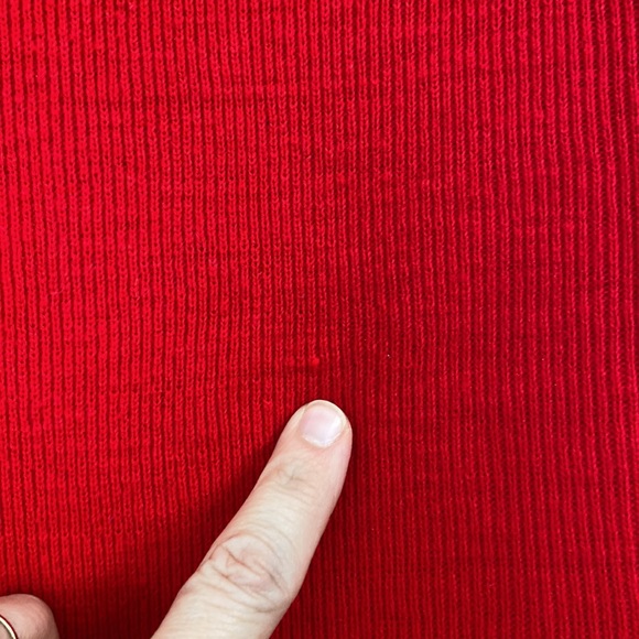 VINTAGE striped short sleeve knit top small - Picture 4 of 5